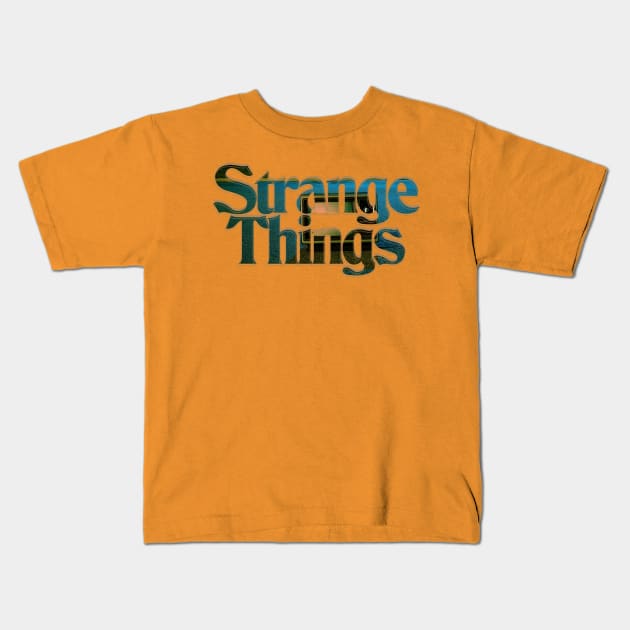 Strange Things Kids T-Shirt by afternoontees